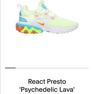 Men’s Nike Presto Psychedellic Lava sneakers